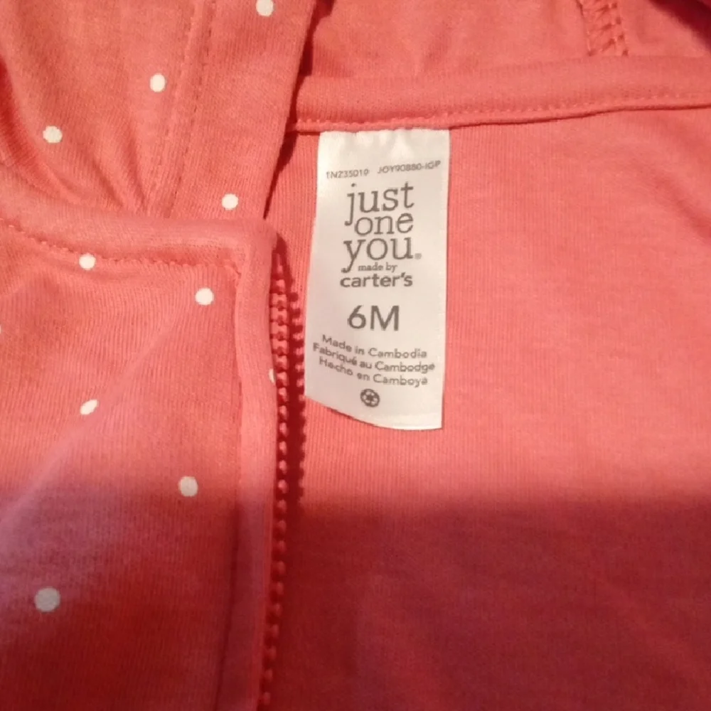 Carter's Pink Polka Dot Kids Jacket